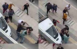 Trafikte tartışma yumruklu kavgaya dönüştü