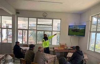 Traktör sürücüleri bilgilendirildi