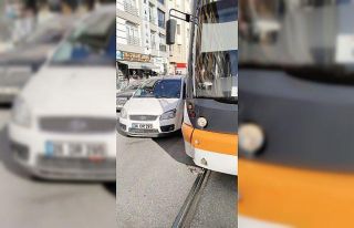 Tramvay seferi aksadı