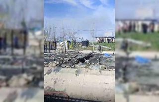 Tüp yangına neden oldu