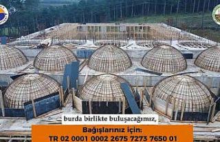 Üniversitesi camisi inşaatı yükseliyor