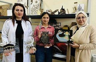 Unutulmaya yüz tutmuş vitray kursu Yüksekova’da...