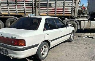 Uşak’ta 2 aracın çarpıştığı kazada 1 sürücü...