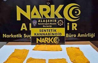 Uyuşturucu taciri otobüste yakalandı