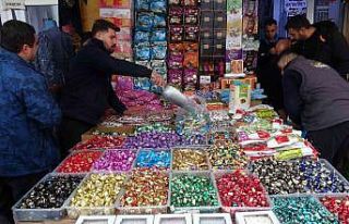 Van’da bayram öncesi alışveriş yoğunluğu