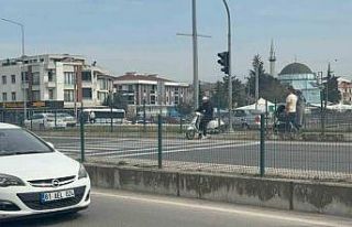 Yaya geçidini kullanan motosikletlere ceza yağdı