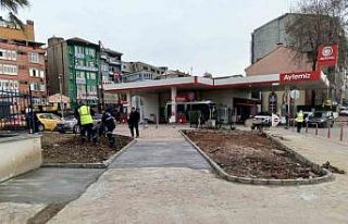 Yaya trafiğinde konforlu hale getiriliyor