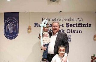 Yetim ve öksüz çocuklar Başkan Palancıoğlu ile...
