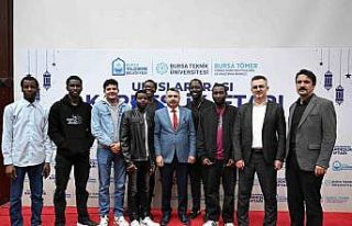 Yıldırım Belediyesi, Uluslararası öğrencileri...