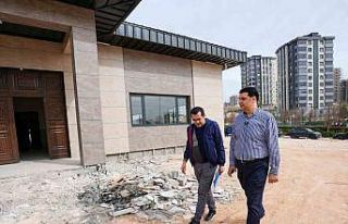 Yılmaz, projeleri yerinde inceledi