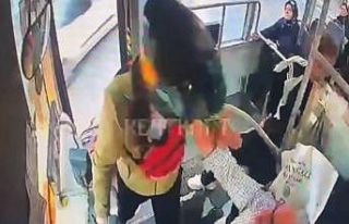 Yolcu minibüsünde bıçaklı dehşet anları kamerada:...
