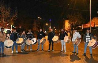 Yozgat’ta davulcular mesailerine başladı