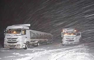 Yozgat’ta kar ve tipi etkili oldu, ulaşımda aksamalar...
