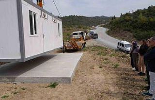 Zor şartlar altında yaşayan vatandaşa konteyner...