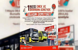 1 Mayıs’ta ulaşım ücretsiz