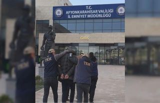 Afyonkarahisar’da terör operasyonu: 2 gözaltı