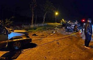 Amasya’da minibüs ile hafif ticari araç kafa kafaya...