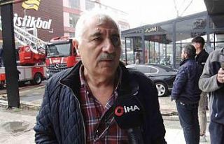 Ankara’da 2 katlı mobilya dükkanında çıkan...