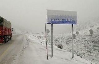 Antalya’ya nisan ayında kar süprizi