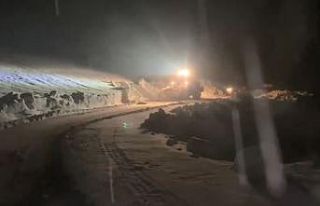 Artvin Ardanuç-Ardahan karayolu için çalışmalar...