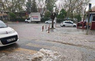 Aydın’da sağanak etkili oldu