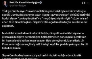 Bakan Memişoğlu’ndan Cumhurbaşkanını ve hükümeti...