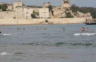 Bayram tatili 9 gün olunca deniz keyfi erken başladı