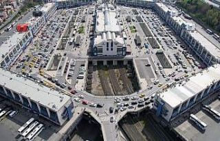 Bayram tatilinin ardından Büyük İstanbul Otogarı’nda...