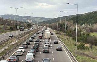 Bayram trafiği durma noktasına geldi