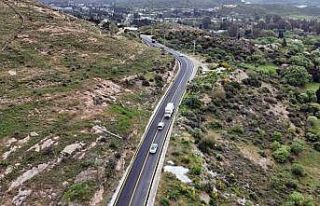 Bodrum Dereköy-Peksimet yolu yenilendi