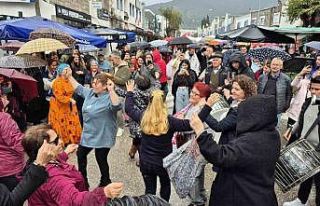 Bodrum’da yağmur altında festival
