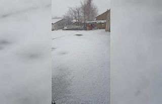 Bulanık’ta nisan karı şaşırttı