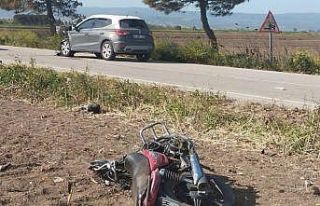 Bursa’da motosiklet ile otomobil çarpıştı: 1...