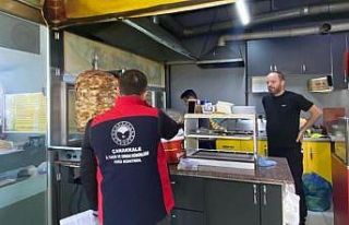 Çanakkale’de dönercilere denetim