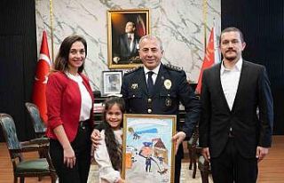 Çanakkale’de polis olma hayali kuran öğrenciden...