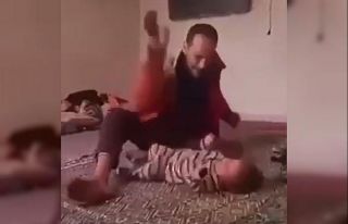 Çocuğuna acımasızca ve defalarca şiddet uygulayan...