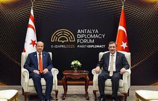 Cumhurbaşkanı Yardımcısı Yılmaz, KKTC Cumhurbaşkanı...