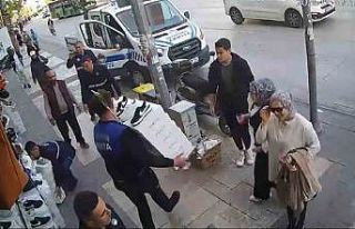 Denizli’de esnaf ile zabıta arasında kaldırım...