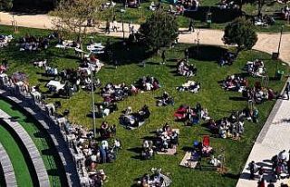 Depremin ardından vatandaşlar Pendik Korusu’na...