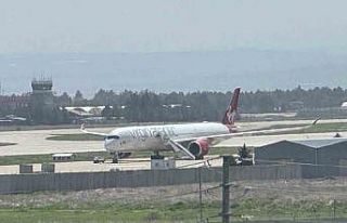 Diyarbakır’da arızası giderilen İngiltere uçağı...