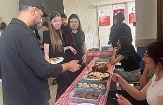 Diyarbakır’da lise öğrencilerinden Gazze’deki...