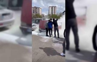 Diyarbakır’da Tofaş otomobil araç muayene istasyonunda...