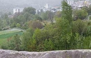 Elazığ’da dolu yağışı etkili oldu