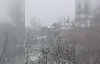 Elazığ’da kar yağışı etkisini sürdürüyor