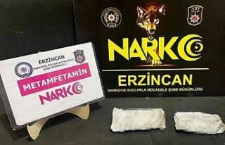Erzincan’da bir miktar uyuşturucu madde ele geçirildi