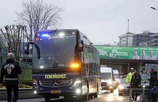 Fenerbahçe, derbi için stada geldi