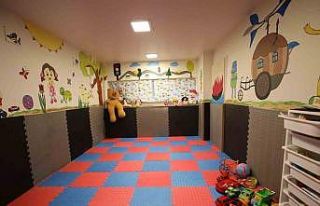 FÜ Hastanesi’nde çocuklar için oyun bahçesi...