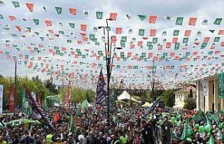 Gaziantep’te binlerce kişi Mevlid-i Nebi etkinliğinde...