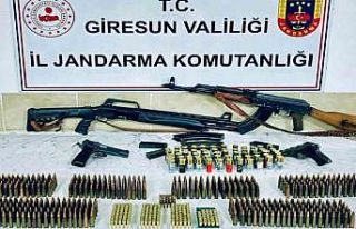 Görele’de cephanelik gibi eve jandarma baskını
