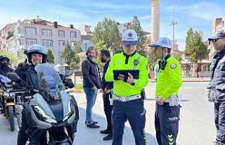 Hayrabolu’da motosiklet denetimi